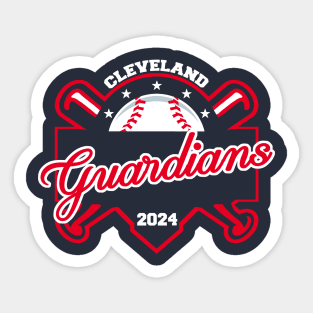 Guardians Baseball Sticker